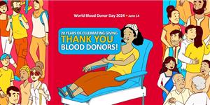 On World Blood Donor Day, PAHO calls for more people to become volunteer donors